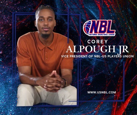 Corey Alpough Jr. Named Vice President of NBL-US Players Union