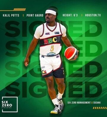 Kalil Potts Signed in Montenegro