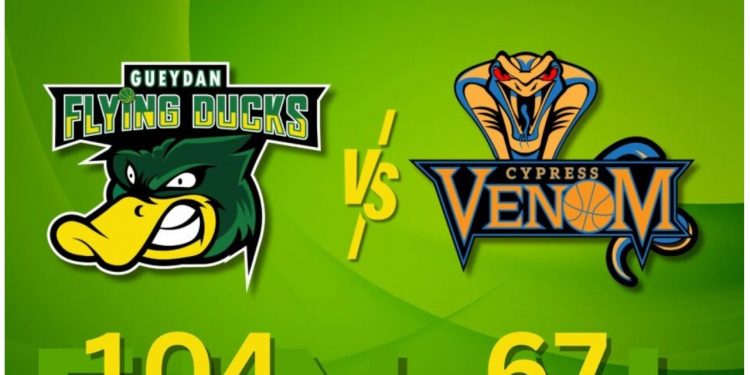 GUEYDAN FLYING DUCKS MAKE HISTORY WINS FIRST GAME