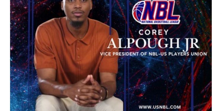 COREY ALPOUGH JR. NAMED VICE PRESIDENT OF NBL-US PLAYERS UNION