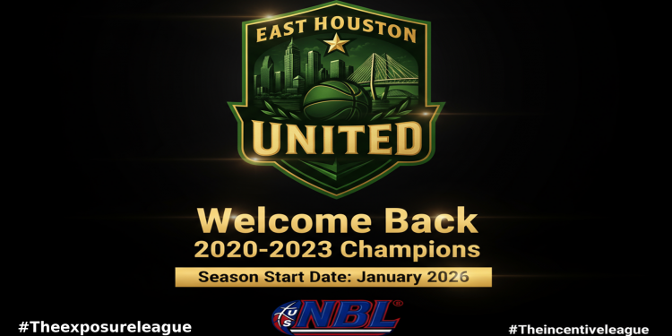 Four-Time Undefeated Champion East Houston United Returns to the National Basketball League – United States (NBL-US)
