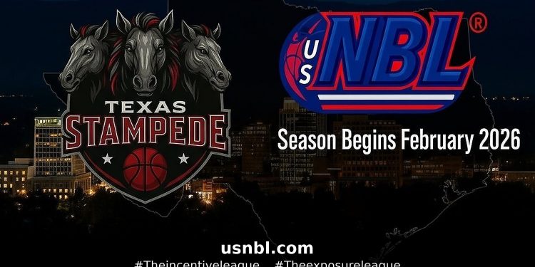 Texas Stampede Joins National Basketball League–United States (NBL-US); Season Begins February 21 with a 20-Game Slate